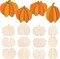DIY 3D Pumpkins Wood Crafts to Paint 3.15 x 3.15 x 0.12 inches